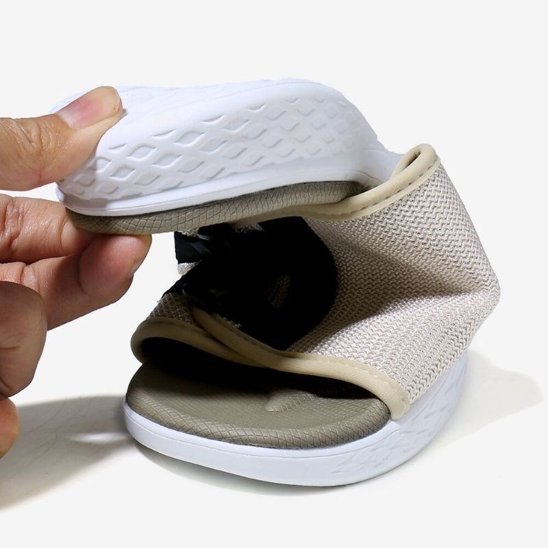 Dame Åpen Tå Slip On Casual Summer Daily Flat Sandaler