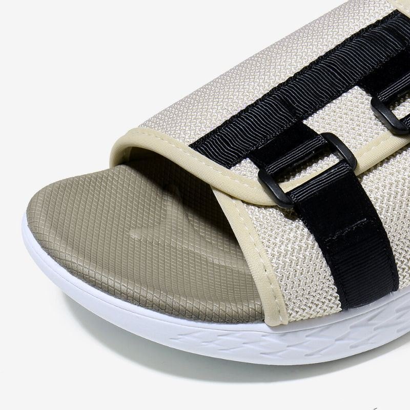 Dame Åpen Tå Slip On Casual Summer Daily Flat Sandaler