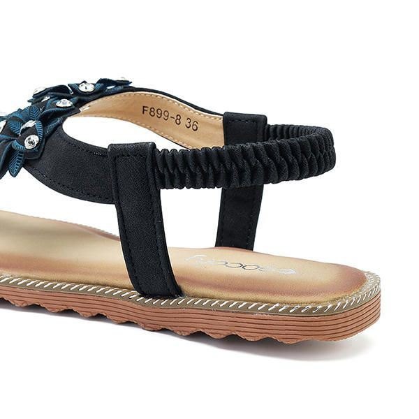 Dame Bohemian Casual Beach Soft Flat Sandaler