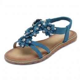 Dame Bohemian Flower Casual Shoe Beach Flat Sandaler