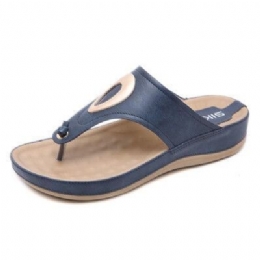 Dame Casual Clip Toe Flip Flops Sandaler