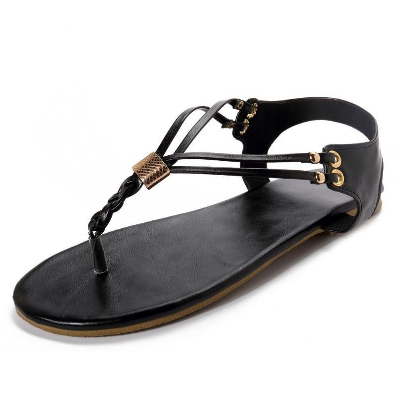 Dame Casual Soft Metal Beach Sandaler