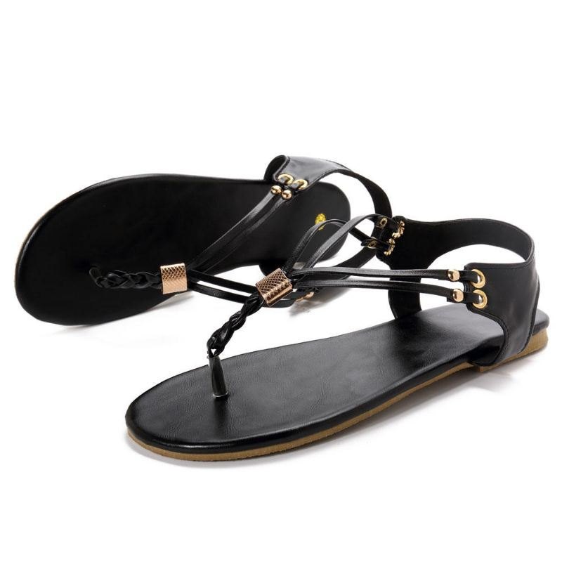 Dame Casual Soft Metal Beach Sandaler