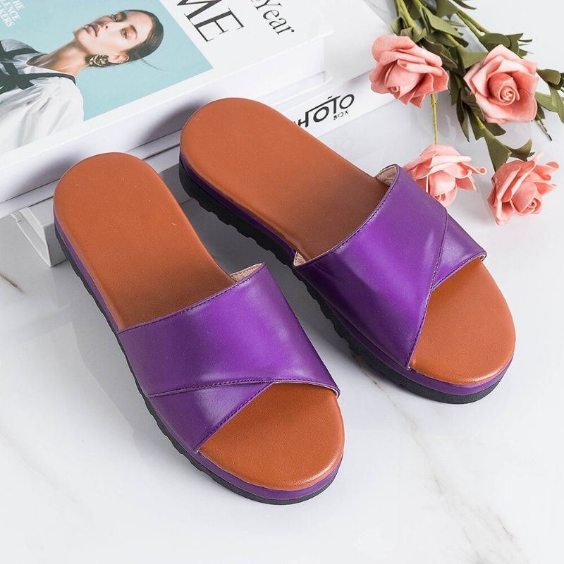 Dame Casual Wedges Beach Slide Sandaler