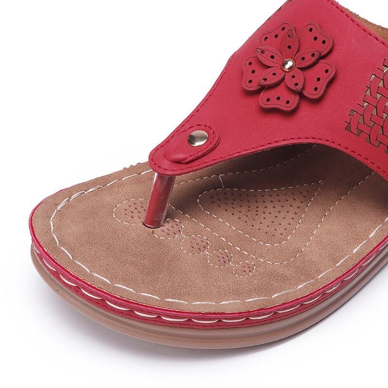 Dame Hollow Out Flip Flops Beach Casual Sandaler