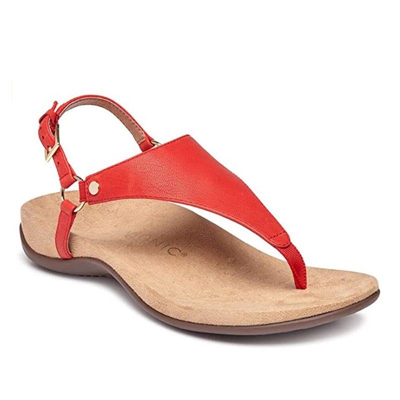 Dame Metal Spenne Flip Flops Casual Flat Slingback Sandaler