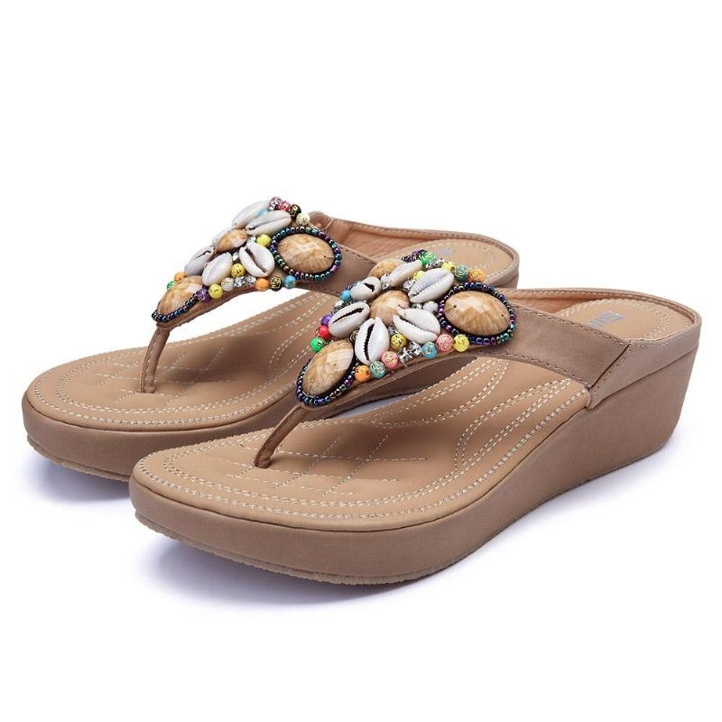 Dame Rhinestones Bohemian Casual Sandaler