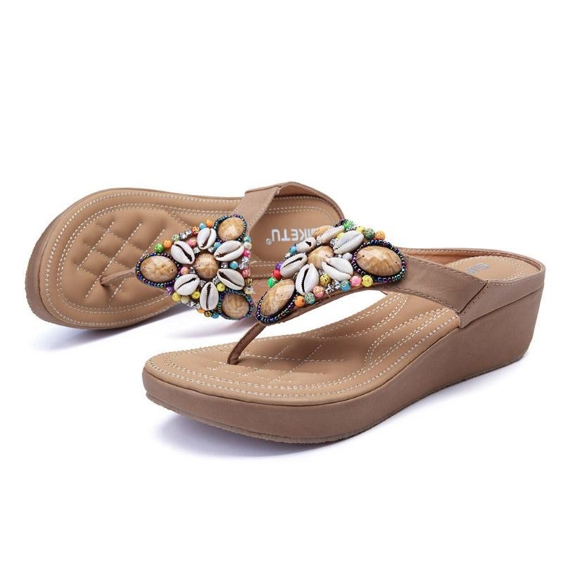 Dame Rhinestones Bohemian Casual Sandaler