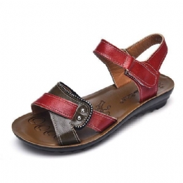 Dame Skinn Casual Comfy Flat Sandaler