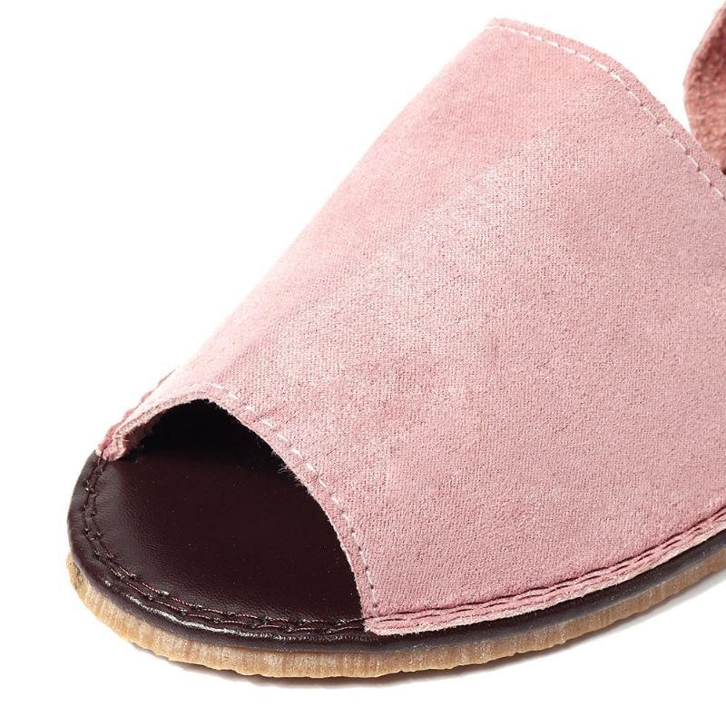 Dame Sommer Fisk Munn Slip On Sandaler Sko