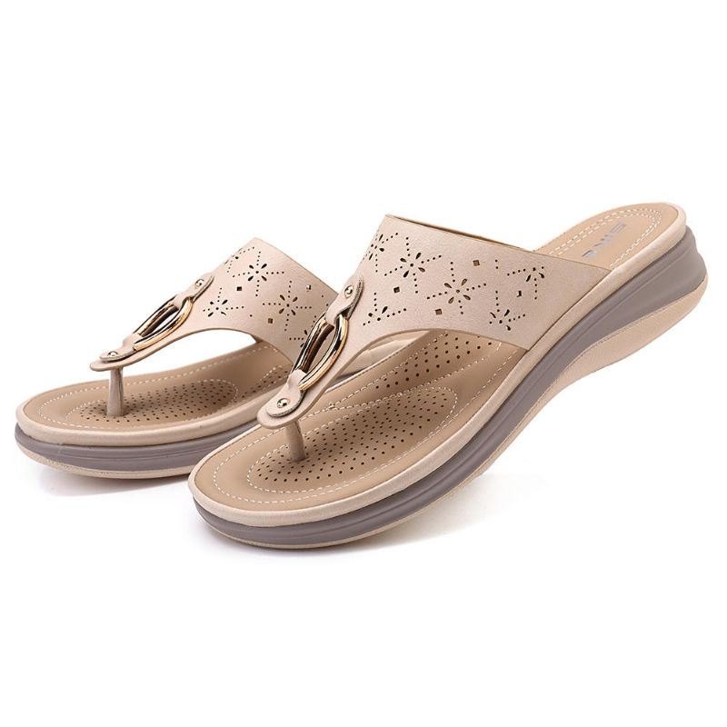 Dametøffel Bohemian Flip Flops Strandsandaler