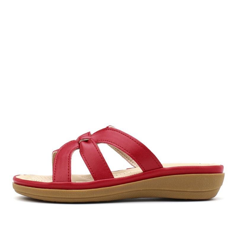 Dameutskjæring Pustende Bærbar Komfortabel Casual Beach Wedges Sandaler