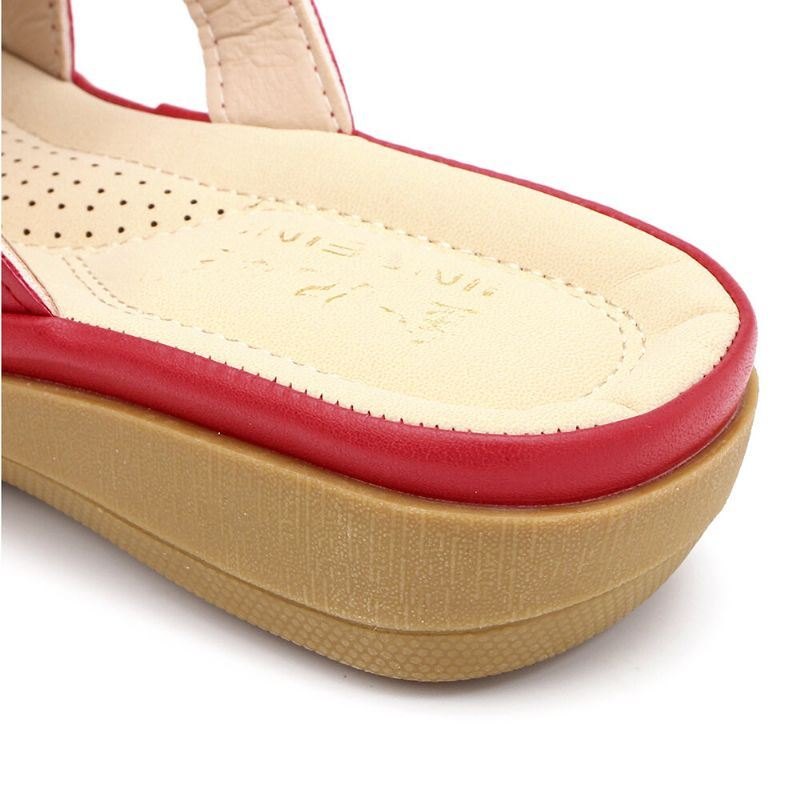 Dameutskjæring Pustende Bærbar Komfortabel Casual Beach Wedges Sandaler