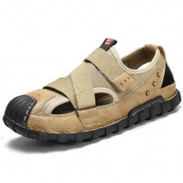 Herre Closed Toe Comfy Sklisikker Krokløkke Casual Sandaler