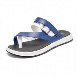 Herre Pustende Sklisikker Two Ways Toe Ring Casual Beach Sandaler