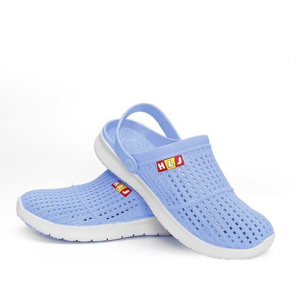 Hollow Out Slip On Casual Beach Flat Slipper Sko