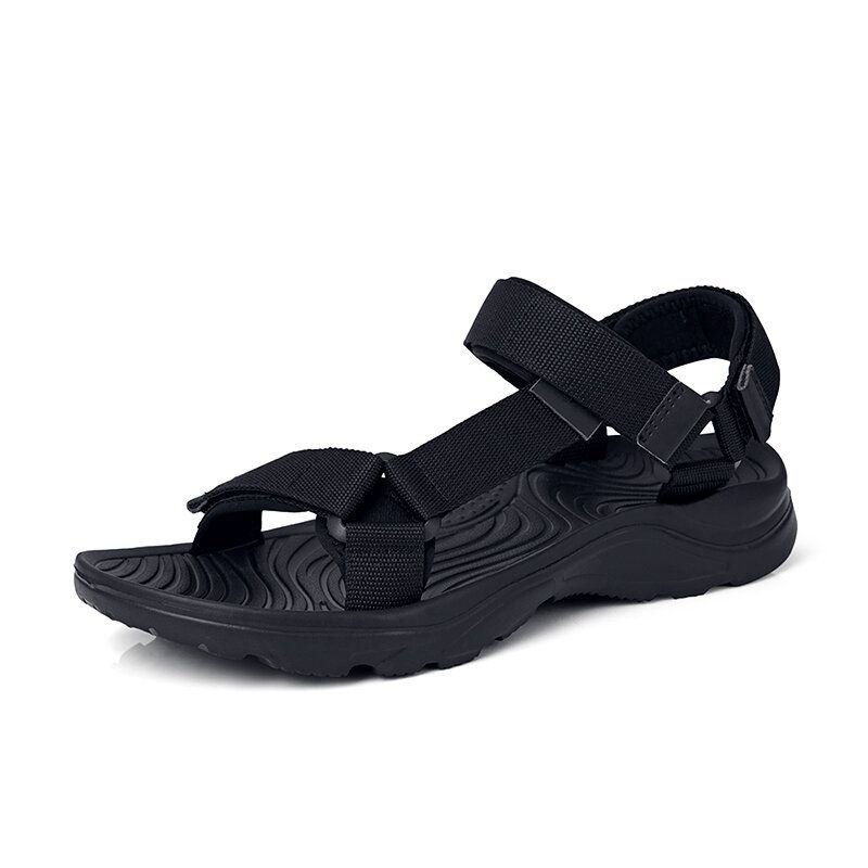 Men Comfy Colorblock Webbing Sport Krokløkke Strandsandaler