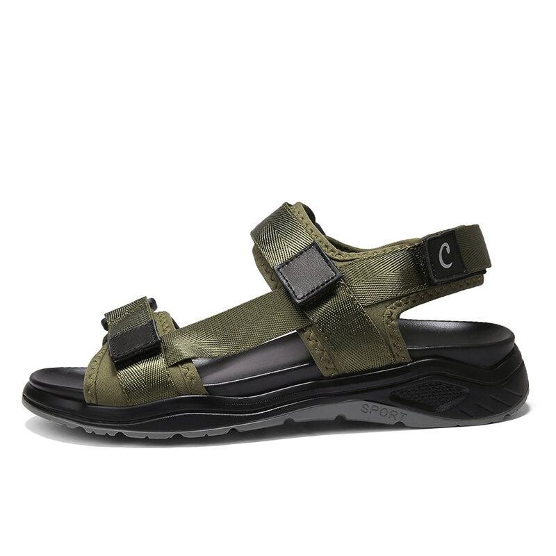 Men Comfy Webbing Krokløkke Myke Strandsandaler