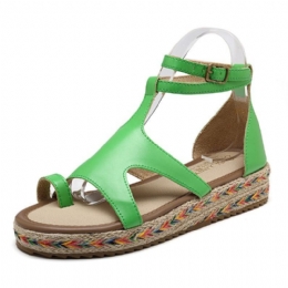 Roman Gladiator Sandaler Summer Wedges Platform Damesko