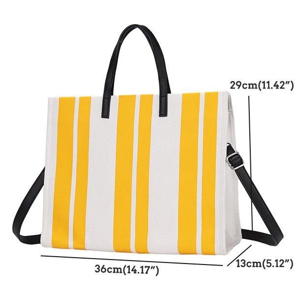 Dame Canvas Leisure Tote Bag Handbag Crossbody Bag