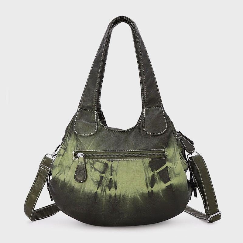 Dame Gradient Myk Kunstskinn Skulderveske Crossbody Bag Håndveske