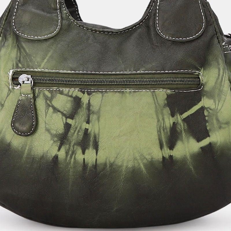 Dame Gradient Myk Kunstskinn Skulderveske Crossbody Bag Håndveske