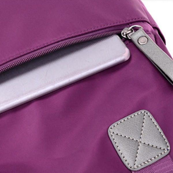 Dame Nylon Lettvekt Multi Pocket Håndvesker Med Stor Kapasitet Crossbody-vesker