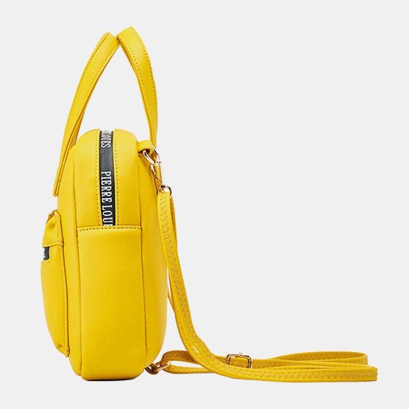 Dame Pure Color Liten Multifunksjonell Håndveske Crossbody Bag