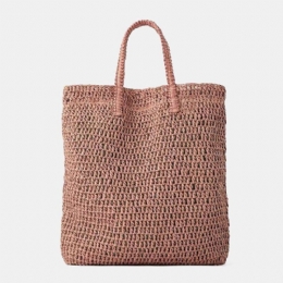 Dame Reise Sommer Strand Stråveske Med Stor Kapasitet Tote Bag