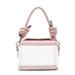 Damemote Pvc Transparent Crossbody Bag Skulderveske