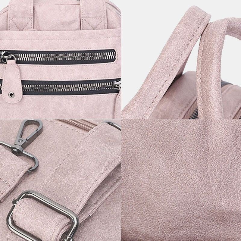 Håndvesker Med Flere Lommer For Dame Vanntett Crossbody Skinnveske