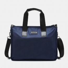 Herre Nylon Vanntett 14-tommers Laptopveske Flerlags Kofferter Håndveske Crossbody-veske