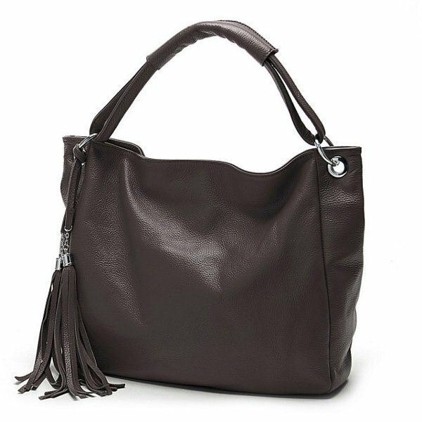 Pu Leather Dame Vintage Dusk Håndveske Luksus Handbag Tote Crossbody Vesker