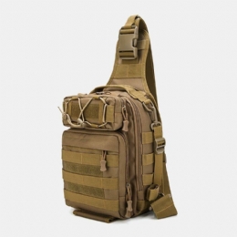 Herre Nylon Kamuflasje Multifunksjon Stor Kapasitet Utendørs Fiske Crossbody Bags Bryst Bag Tactical Bag