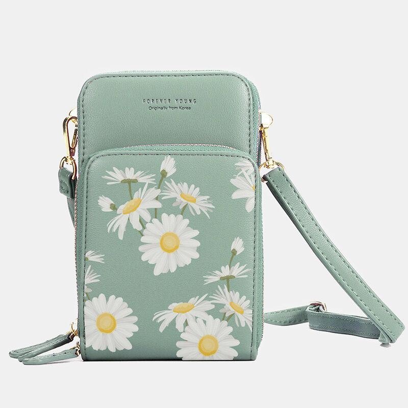 Dame Daisy Clutch Bag Kort Veske Telefonveske Crossbody Bag