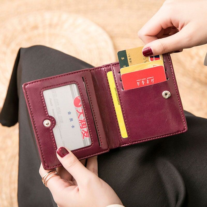 Dame Retro Mni Bifold Multi-card Slot Card Holder Lommebok