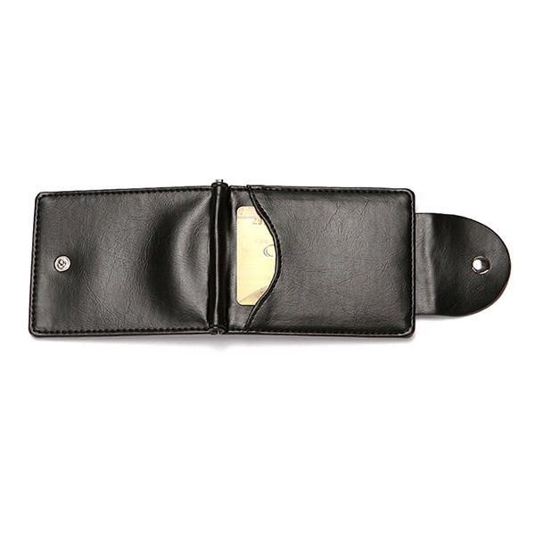 Herre Kunstskinn Creative Money Clip Lommebok