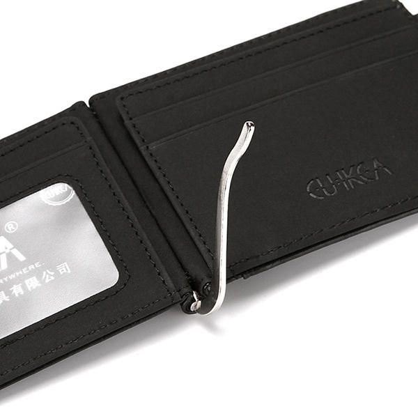 Herre Kunstskinn Creative Money Clip Lommebok