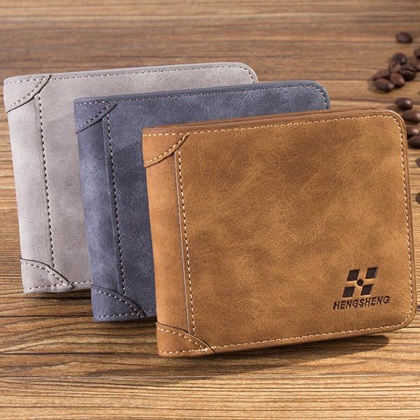 Herre Multi Card Slots Slim Wallet Kortholder