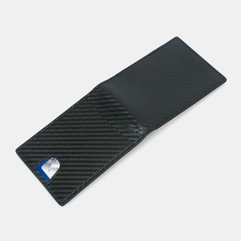 Herre Multifunksjon Business Carbon Fiber Us Dollar Klippekort Handel Kort Multi-card Slots Lommebok