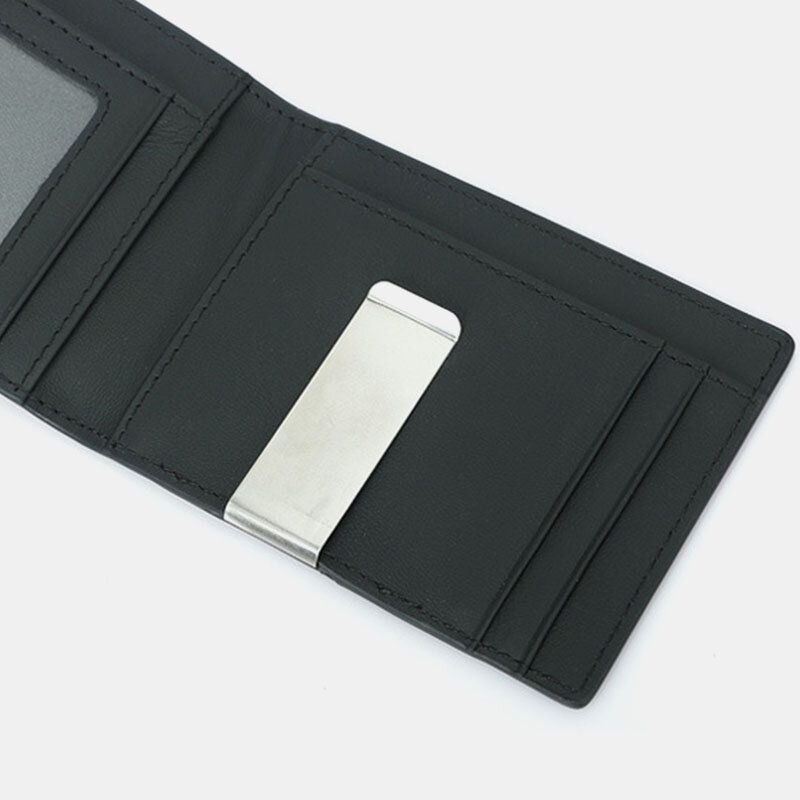 Herre Multifunksjon Business Carbon Fiber Us Dollar Klippekort Handel Kort Multi-card Slots Lommebok