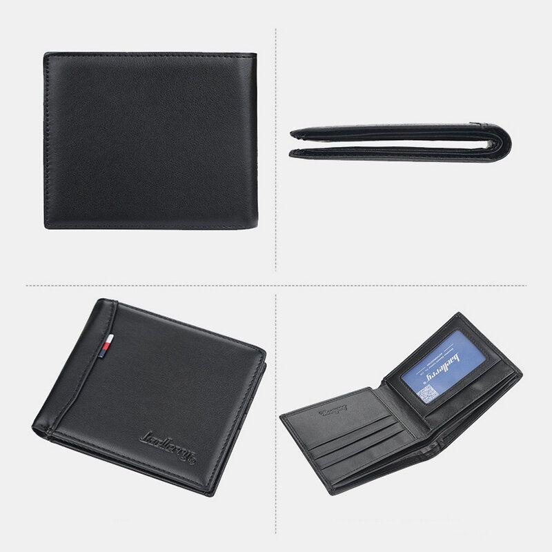 Pu Leather Thin Card Lisensholder Multi Card Slot Retro Business Leather Lommebok For Menn