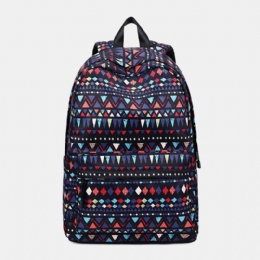 Dame Vanntett Bohemian Printed National Backpack School Bag