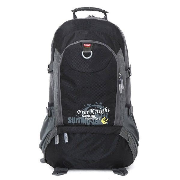 Gratis Knight 40l Herre Fasjonable Ryggsekker Reise Vandring Camping Bag