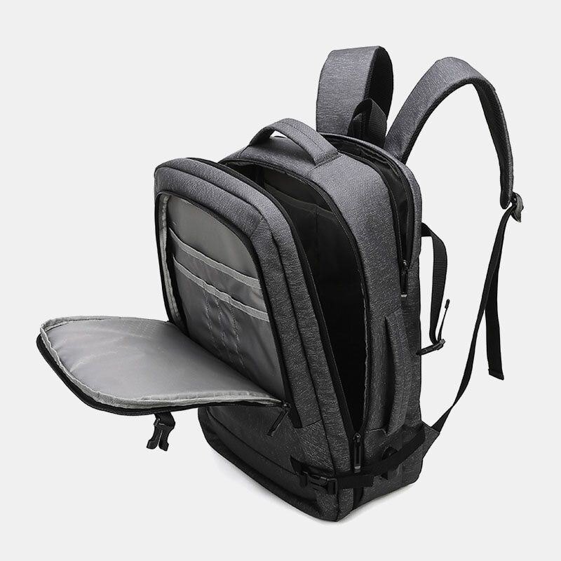 Herre 15.6 Tommers Usb-lading Vanntett Business Laptop Bag Ryggsekk