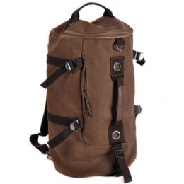 Herre Large Capacity Canvas Travel Sports Backpack Handbag