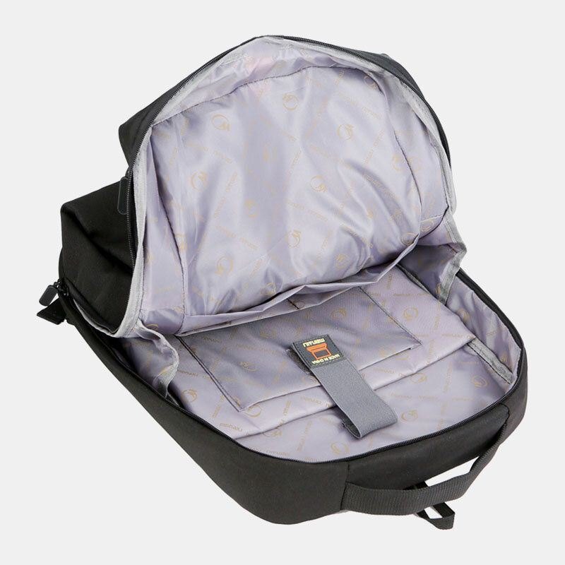 Herre Polyester Usb Lading Stor Kapasitet Business Laptop Bag Ryggsekk