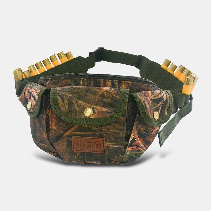 Herre Oxford Camouflages Multifunction Outdoor Jakt Midjeveske Justerbar Tactical Bag