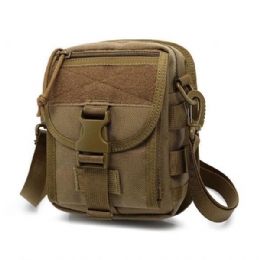 Army Style Nylon Taktisk Herre Skulderveske Messenger Bag For Sport Reise Vandring