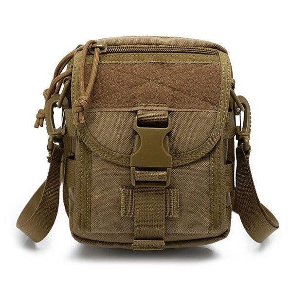 Army Style Nylon Taktisk Herre Skulderveske Messenger Bag For Sport Reise Vandring